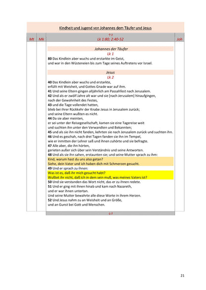 Synoptische Evangelien: Unrevidierte Elberfelder 1905