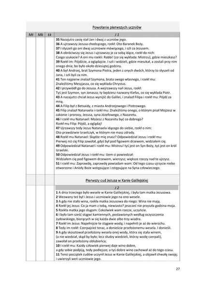 Ewangelie synoptyczne: Biblia Gdańska 1881