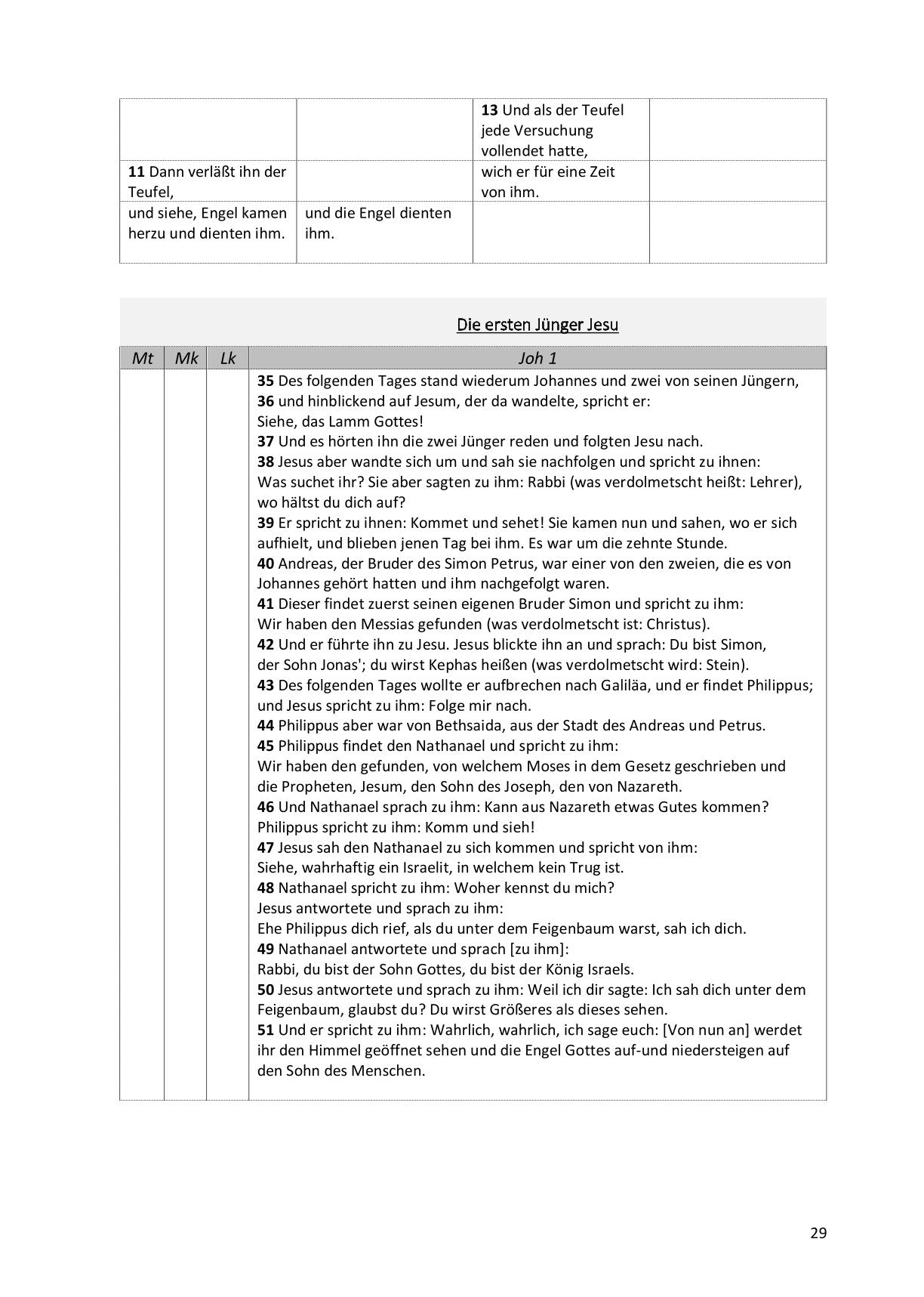 Synoptische Evangelien: Unrevidierte Elberfelder 1905