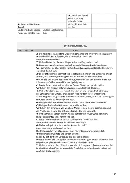 Synoptische Evangelien: Unrevidierte Elberfelder 1905