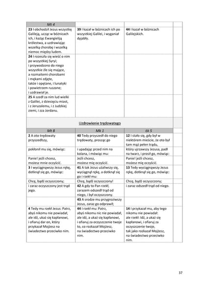 Ewangelie synoptyczne: Biblia Gdańska 1881