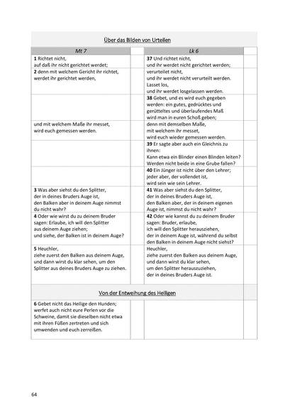 Synoptische Evangelien: Unrevidierte Elberfelder 1905