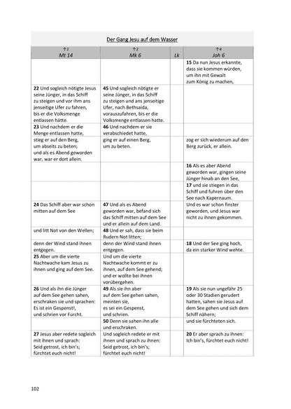 Synoptische Evangelien: Schlachter 2000