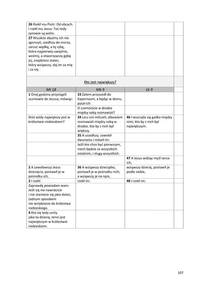 Ewangelie synoptyczne: Biblia Gdańska 1881