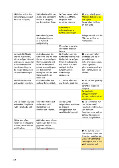 Synoptische Evangelien: Unrevidierte Elberfelder 1905