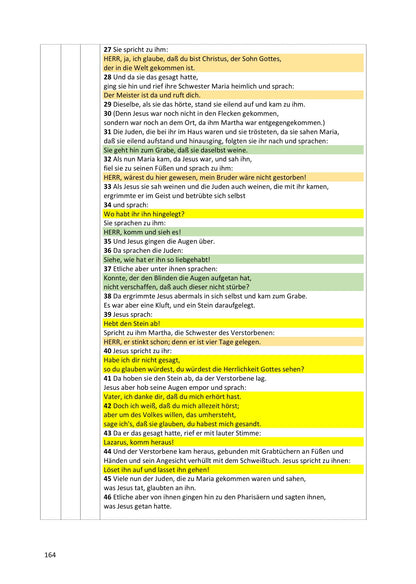Synoptische Evangelien: Lutherbibel 1912
