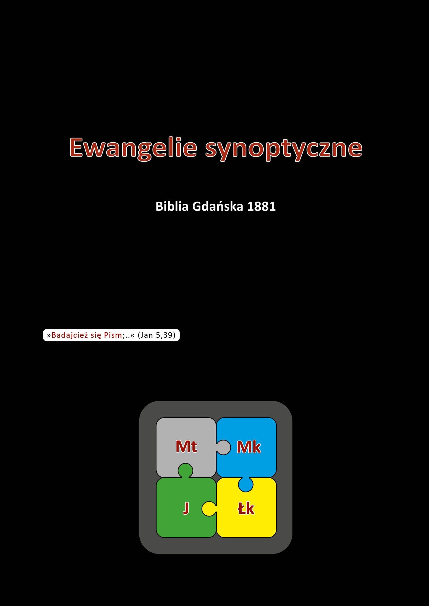 Ewangelie synoptyczne: Biblia Gdańska 1881